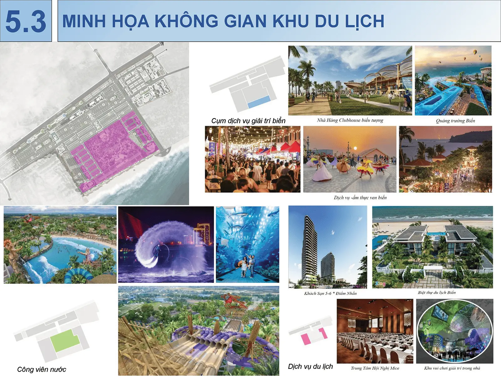 Không gian khu du lịch của Sun Group Vũng Tàu với các tiện ích cao cấp và vị trí đắt giá. Dự án Sun Group Vũng Tàu: Biểu tượng mới của bất động sản nghỉ dưỡng cao cấp tại thành phố biển